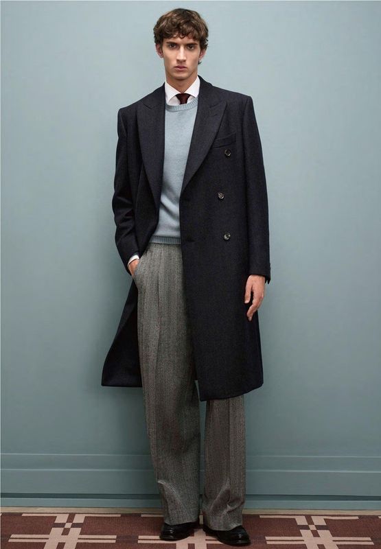 Elegant Wool Overcoat