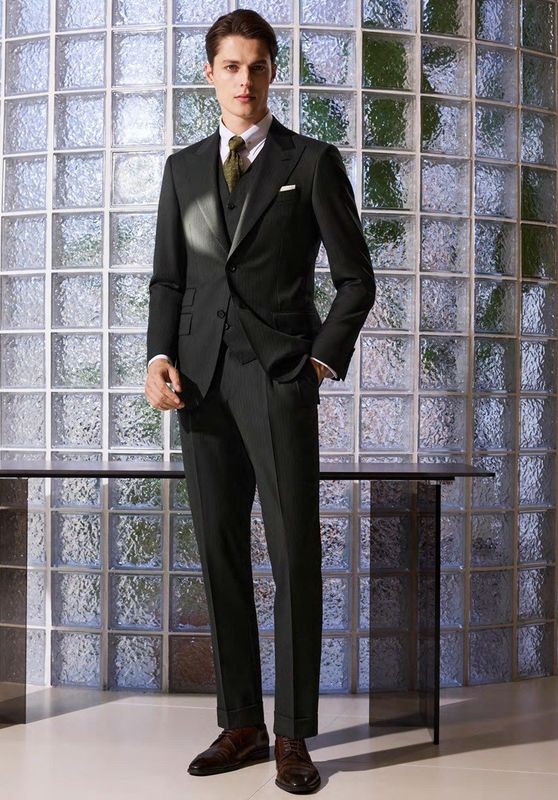 Three-Piece Wool Suit – Sophisticated Charm for Wedding Elegance
