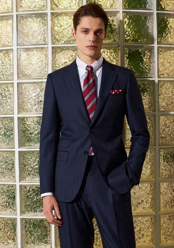 Pinstripe Tailored Suit – Timeless Elegance with a Modern Touch