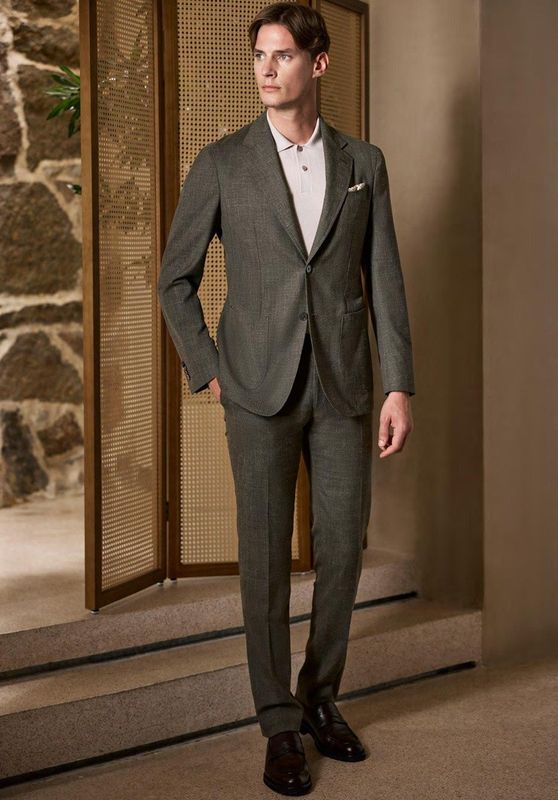 Smart Textured Suit for Modern Living