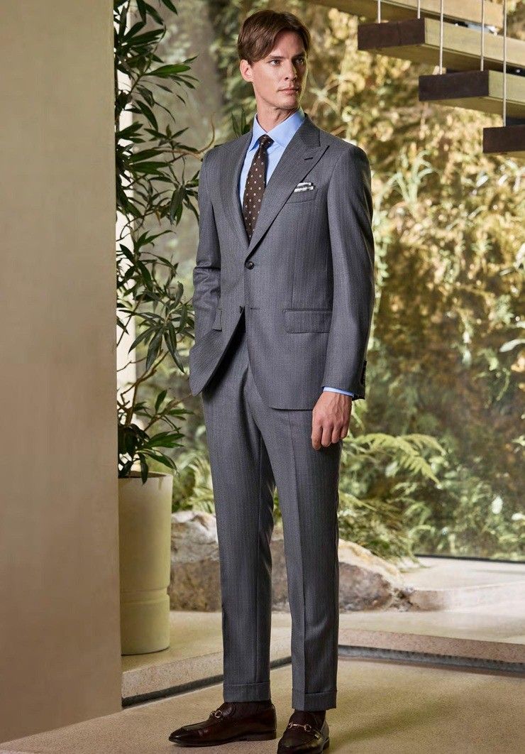 Classic Pinstripe Suit – For the Refined Professional