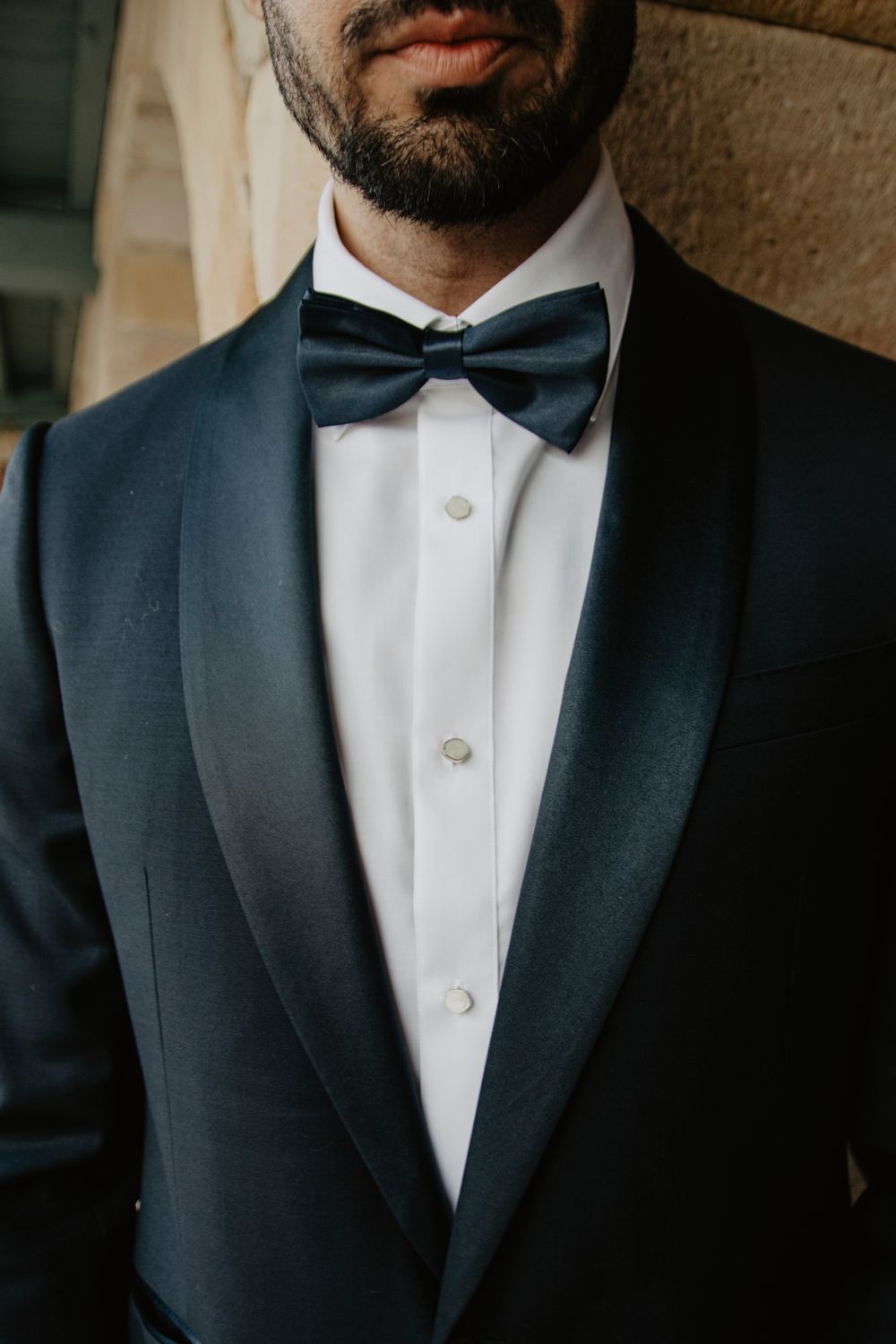 Navy Blue Wedding Suit for Men with Shawl Lapel