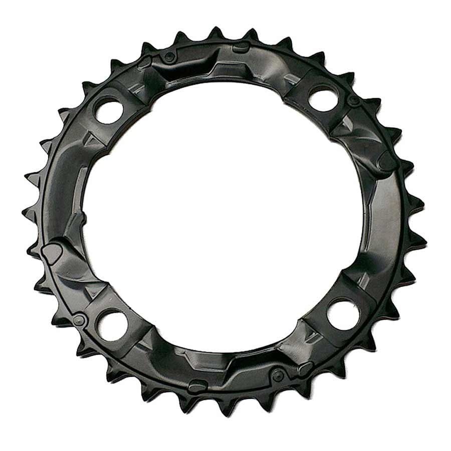 Shimano, Acera FC-M361, Plateau 38D, 8vit., BCD: 104mm, 4 Boulons, , Plateau Centre, Pour 28/38/48, Acier, Noir