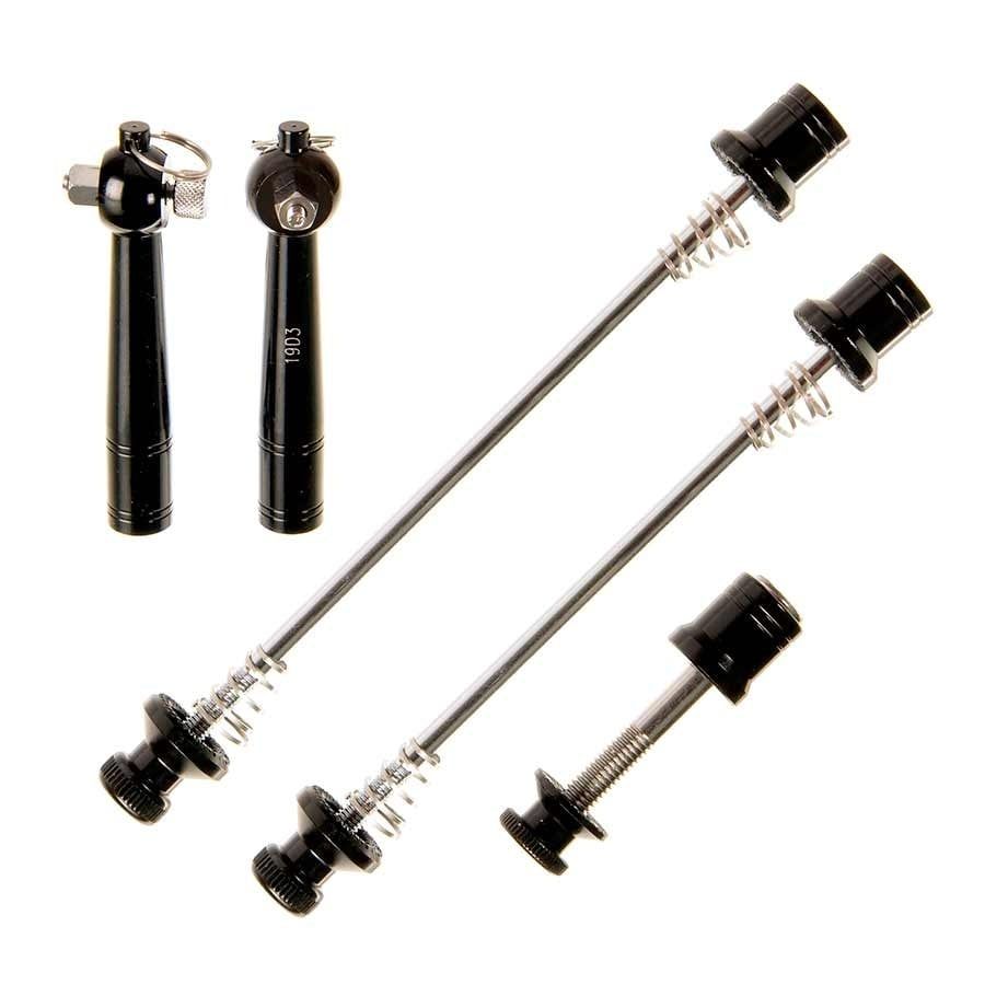 EVO - 3 pieces Anti-theft quick release skewer Set - Black