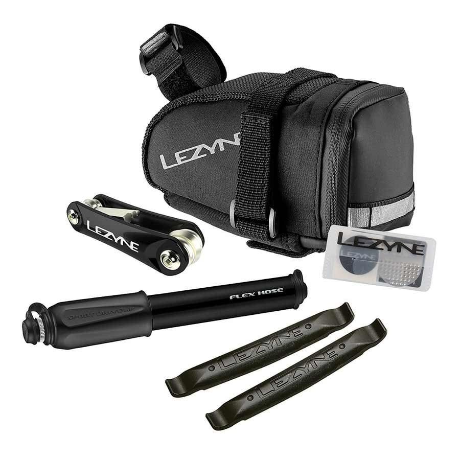 Lezyne M Caddy Sport Kit - Sac de Selle Avec Pompe 90psi &amp; Multi-outil RAP-6