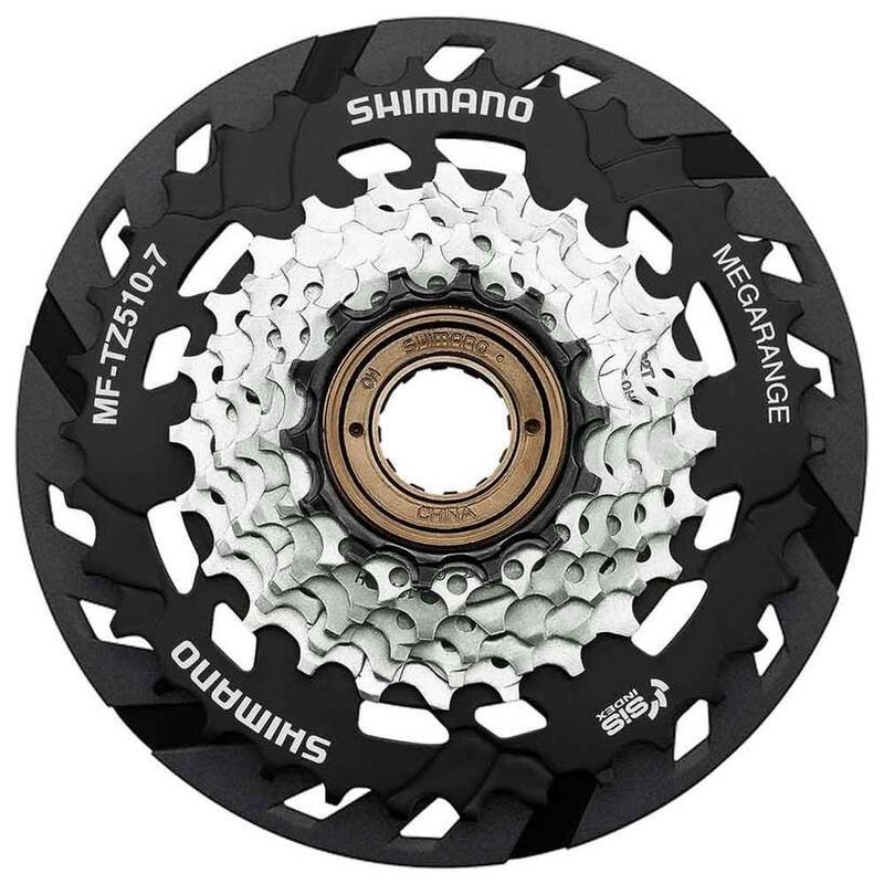Shimano MF-TZ500 CP - Roue libre 7 vitesses 14-34D - Avec garde-chaine