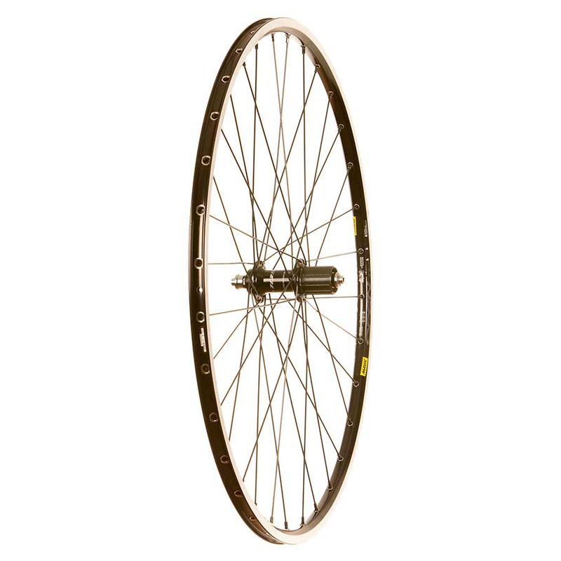 Wheel Shop, Mavic Open Pro C Noir/ Shimano 105 FH-R7000, Roue, Arrière, 700C / 622, Trous: 32, QR, 130mm, Sur jante, Shimano HG 11