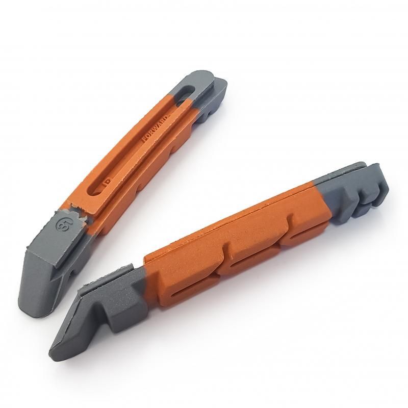Ashima - Insert de remplacement pour V-Brake - Orange/gris