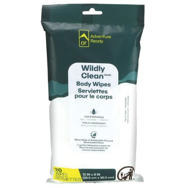 Adventure Ready - Wildly Clean Body Wipes - 20 CT