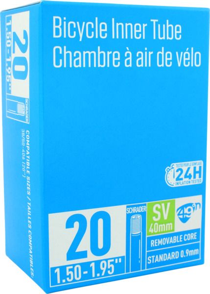 49N - Chambre à air Schrader 40mm 20x1.50-1.95