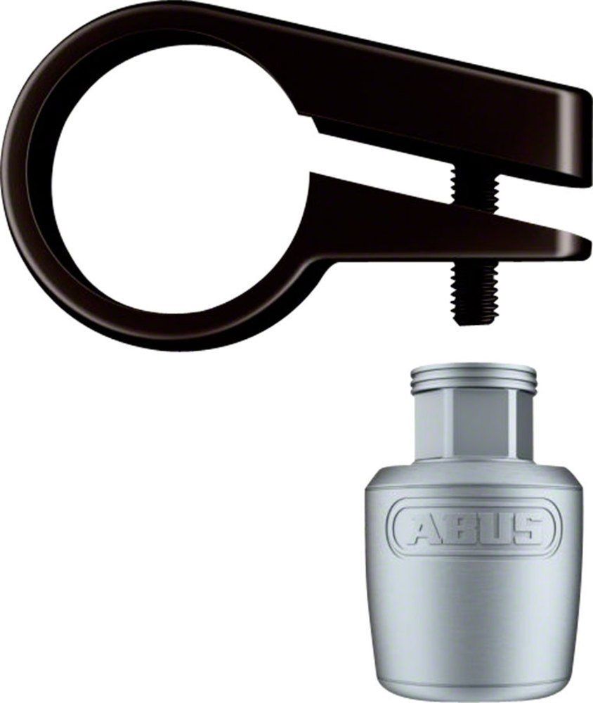 Abus NutFix - Ecrou antivol de selle 31.8mm, Color: Argent