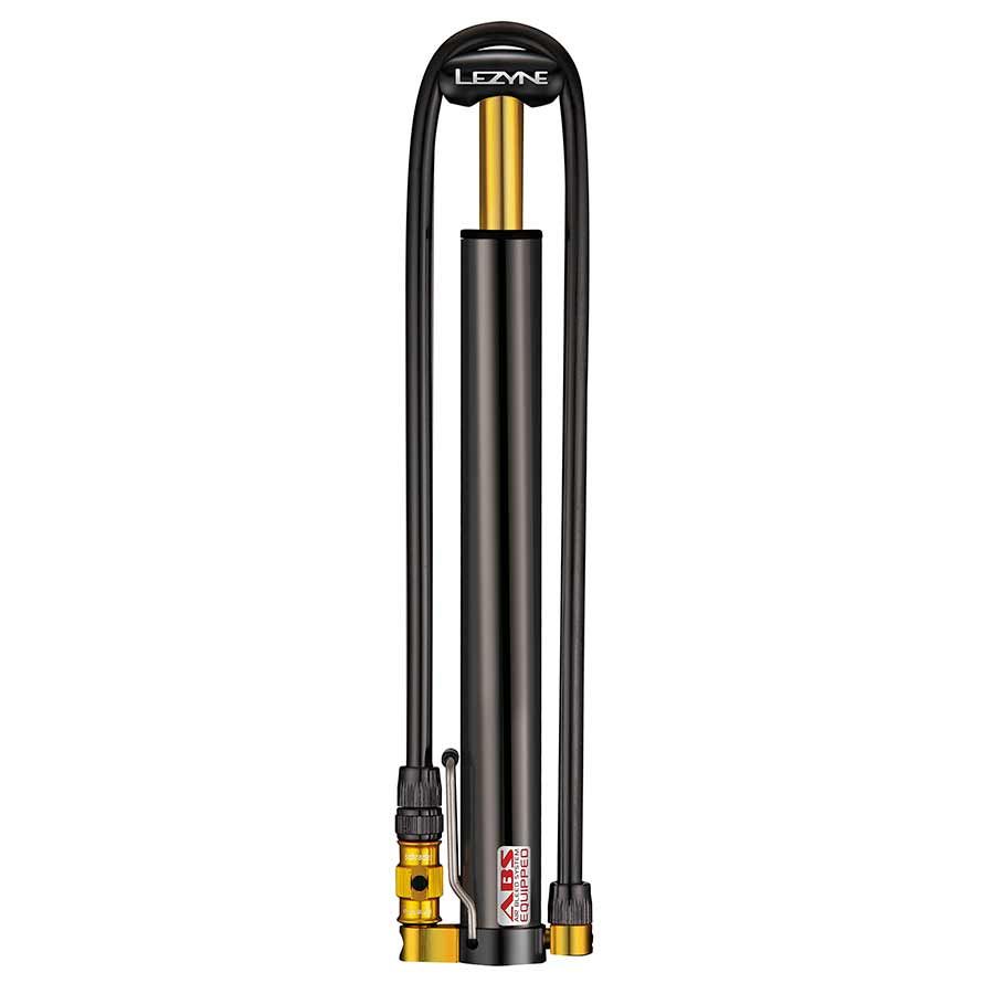 Lezyne Micro Floor Drive HV - Pompe ABS flip chuck 90psi, Type: Noir