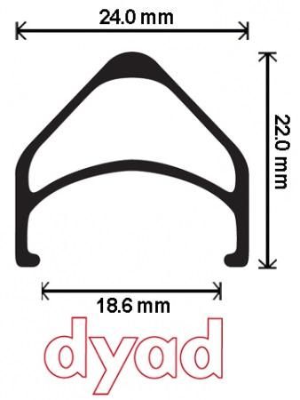Velocity Dyad - Machined sidewalls