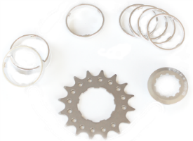 Bike Attitude - 1-speed Sprocket 3/32″ for freehub body w/ spacers