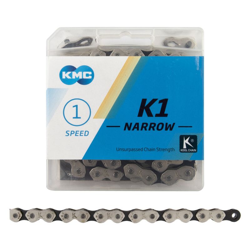 KMC K1 Narrow - 1-speed Chain 3/32'' Silver