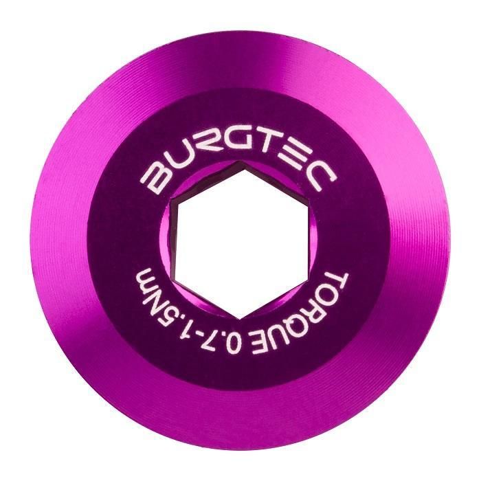 Burgtec Preload Bolt - Shimano Hollowtech II Cranks, Color: Purple Rain