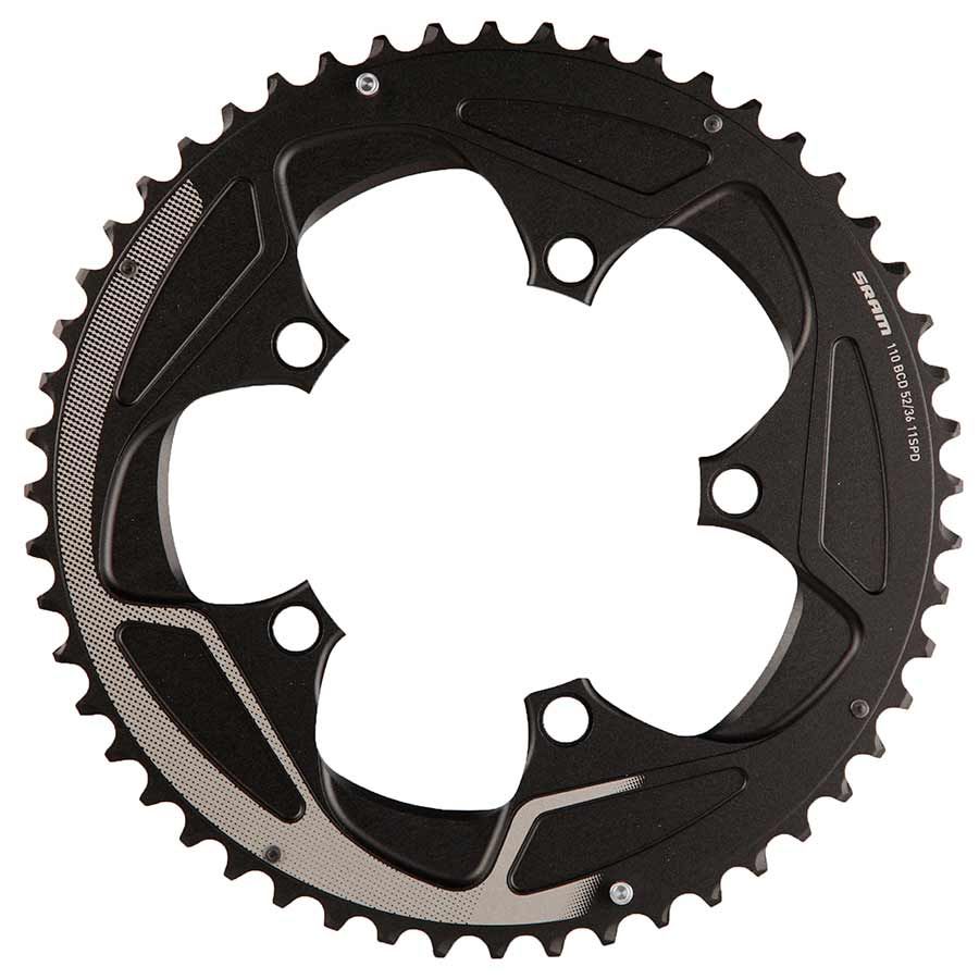 SRAM Road X-Glide - Plateau 52D / 11vit. BCD: 110mm / 5 Boulons / Pour 36/52