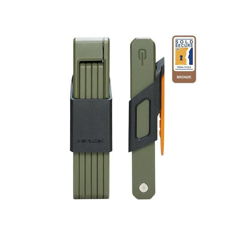 Hiplok Switch Folding Lock - 85cm Length, Color: Urban Green