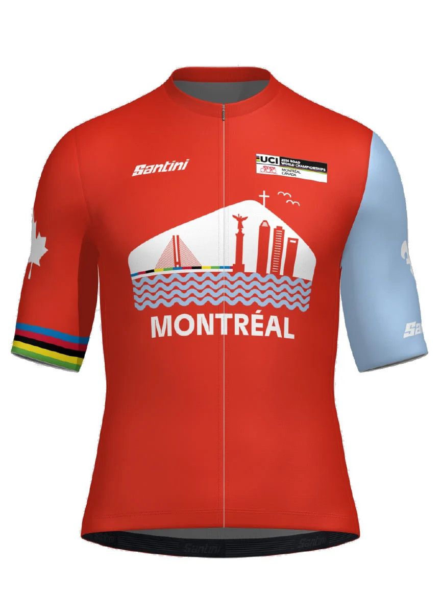 SANTINI official jersey of the UCI Road World Championships Montreal 2026 - Unisex