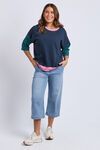 ELM Maize Colour Block Sweater