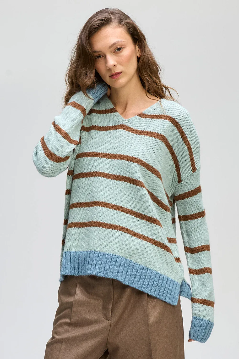 ZACKET &amp; PLOVER Cozy Stripe V