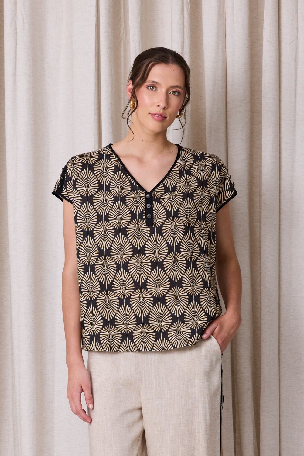 NEWPORT Gaby Printed Top