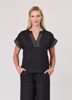 DUO Jasper Shell Top
