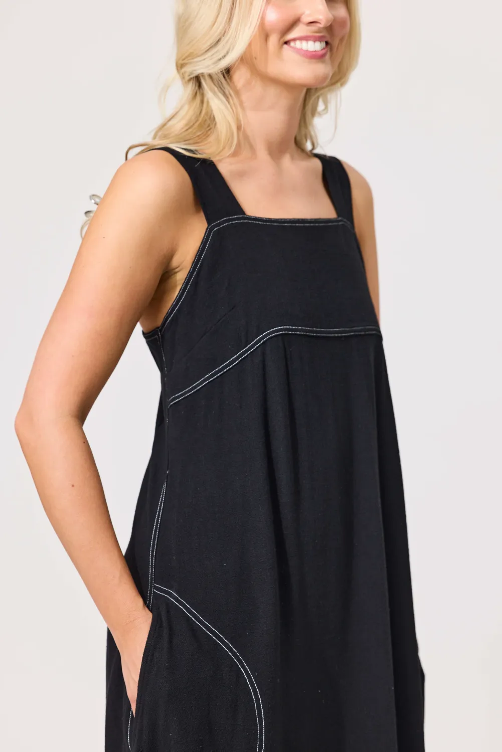 LEMON TREE Gabi Linen Dress