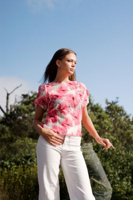 NMBR ROSE Layton Top