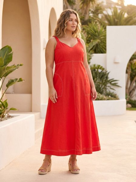 ORIENTIQUE Strappy Dress