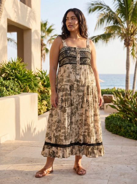 ORIENTIQUE Loumarin Strappy Dress