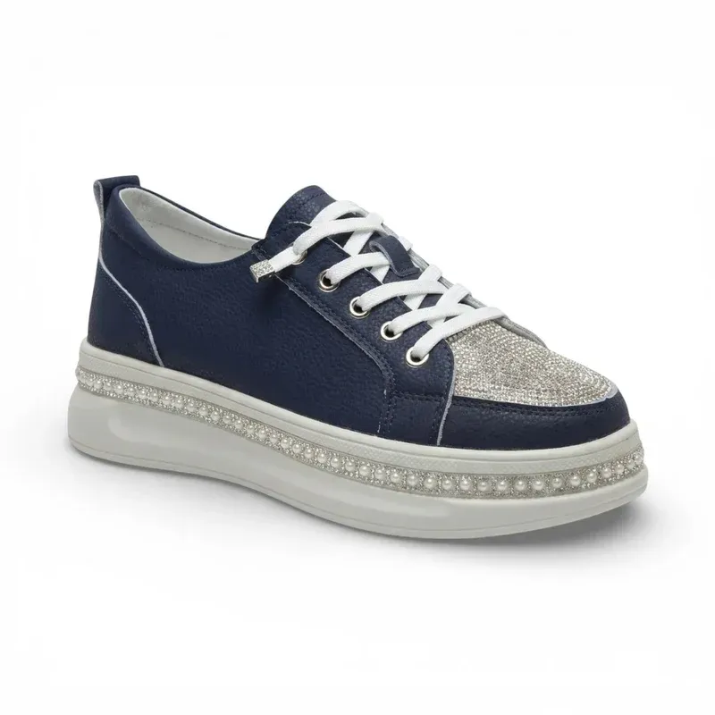 BRAGI Matilda Chrystal Toe Sneaker