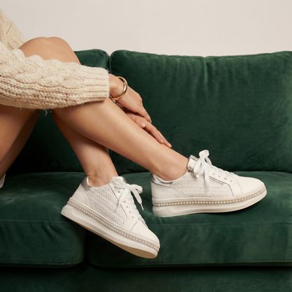 BRAGI Florence Beige Pearl Sneaker