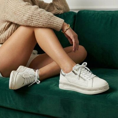 BRAGI Florence Beige Pearl Sneaker