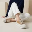 BRAGI Florence Camel Pearl Sneaker