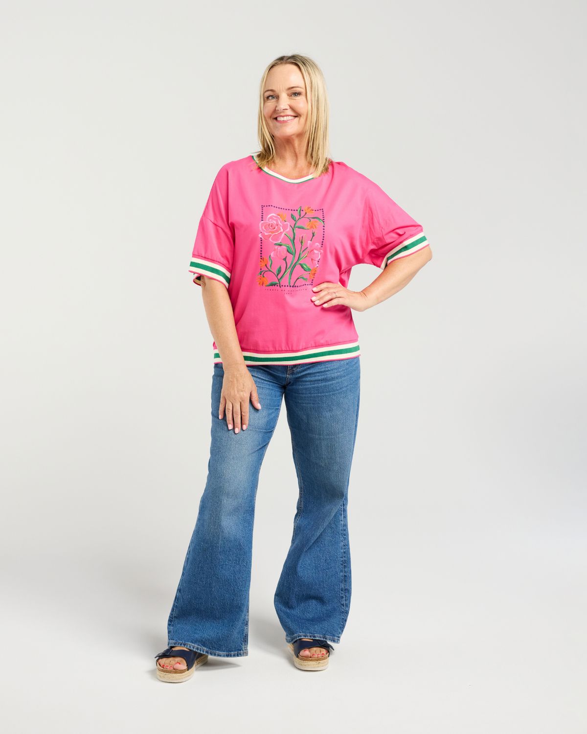 SEDUCE Gemma Top, Fabric: Cotton Blend, Size: 10, colour: Pink
