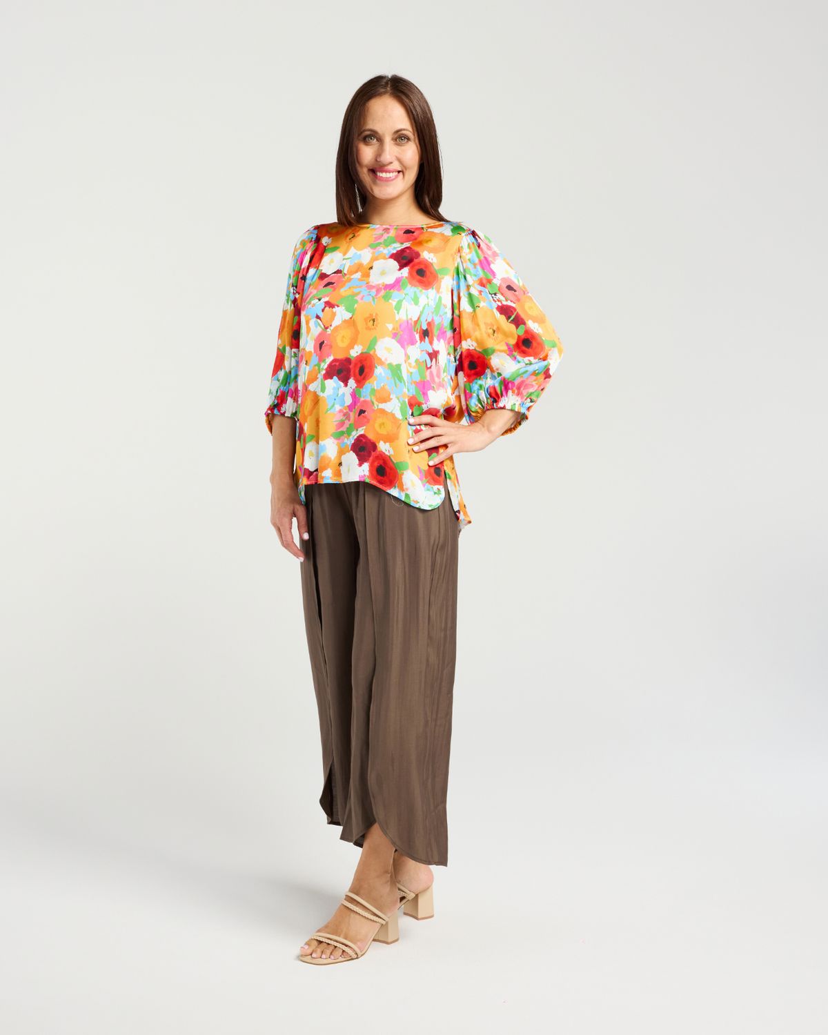 SEDUCE Ariel Top, Fabric: Viscose Blend, Size: 8, colour: Bold Meadow