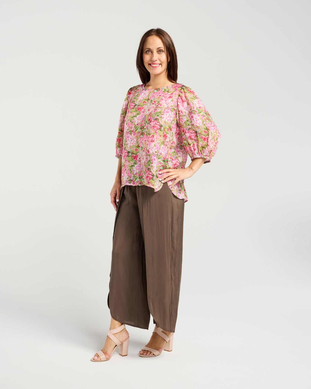 SEDUCE Ariel Top, Fabric: 100% Ramie, Size: 8, colour: Neon Meadow