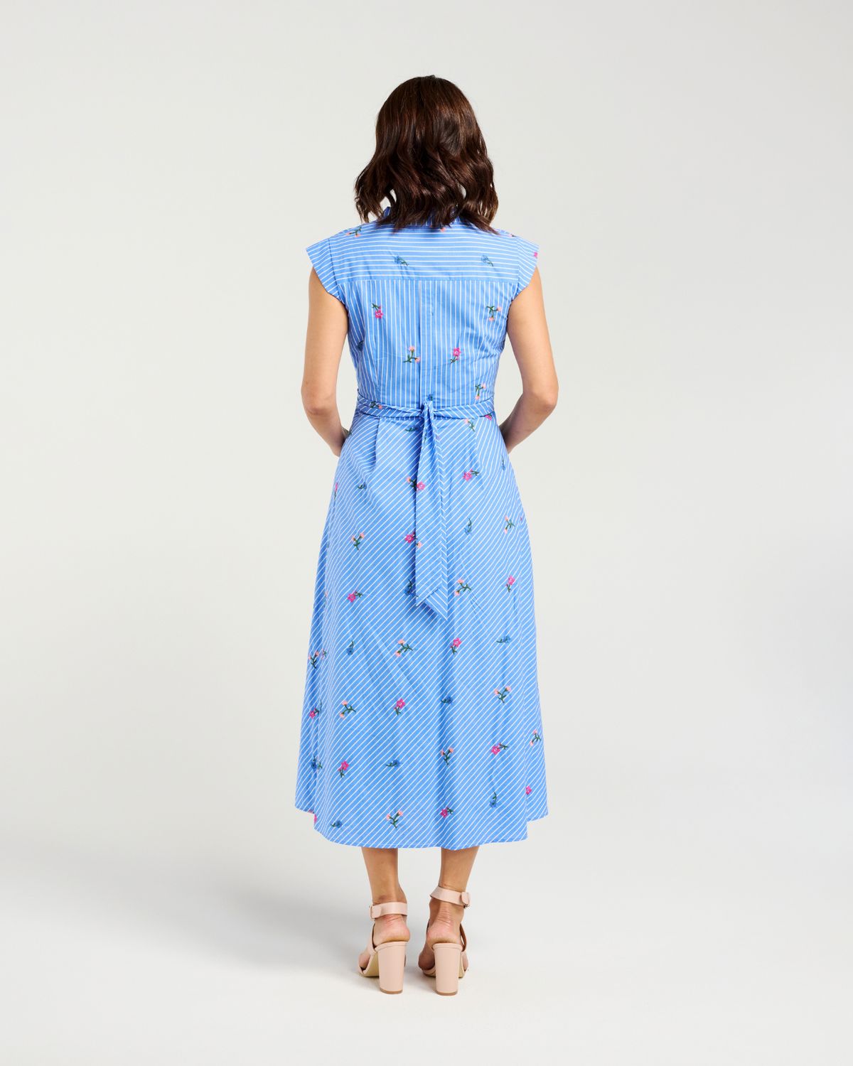 Hadley Dress, Fabric: 90% Cotton 8% Viscose 2% Lyocell, Size: 8, colour: Sunny Citrus