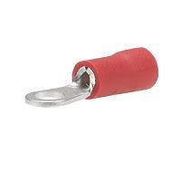 #6 Insulated Ring Terminals Red 22-18 GA