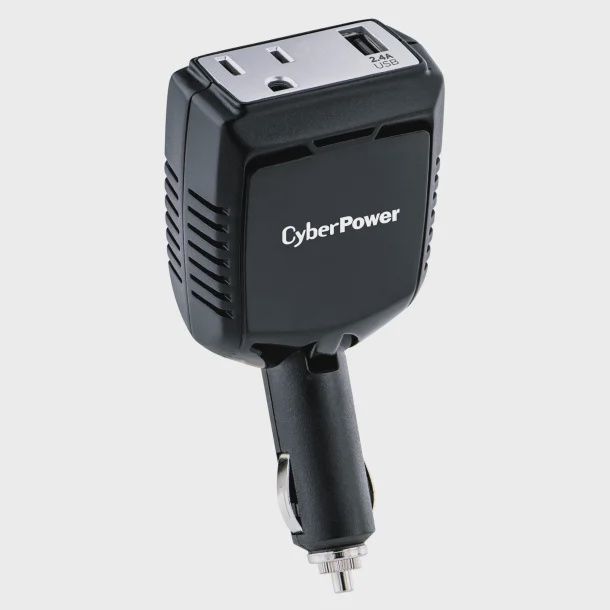 CyberPower 160W Power Inverter with 1 AC Outlet and 1 USB Port