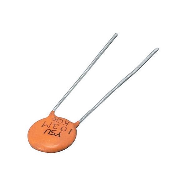 0.01UF 500V 20% HI-Q Ceramic Disc Capacitor (2pack)