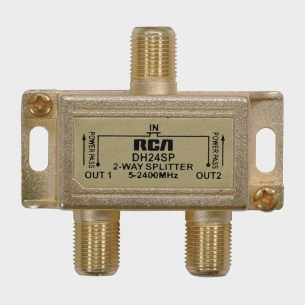 2-Way 2.4 GHz Bi-Directional Coaxial Splitter