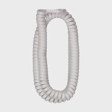 RCA Standard Handset Coil Cord, 25 Ft., White