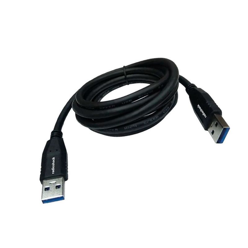 USB-A Male to USB-A Male 3.0 Cable, Black (6 Ft.)