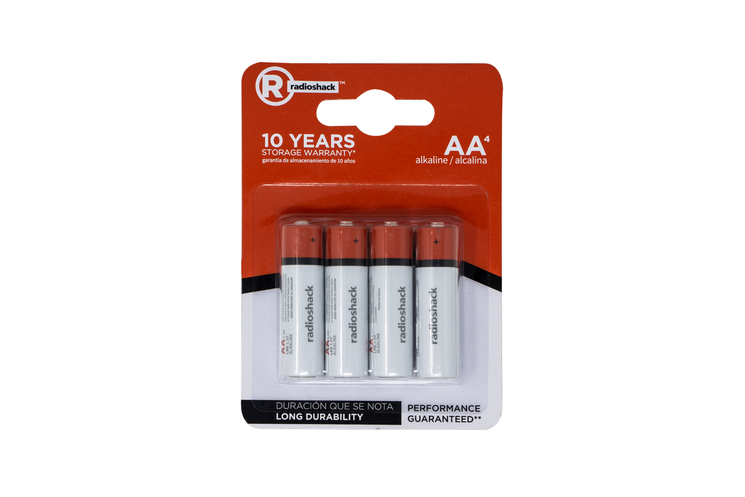 AA Alkaline Batteries (4 Pack)