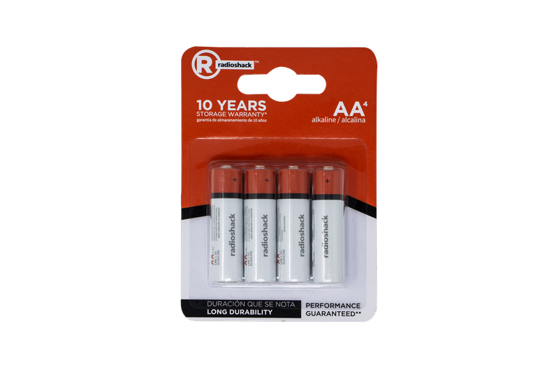 AA Alkaline Batteries (4 Pack)