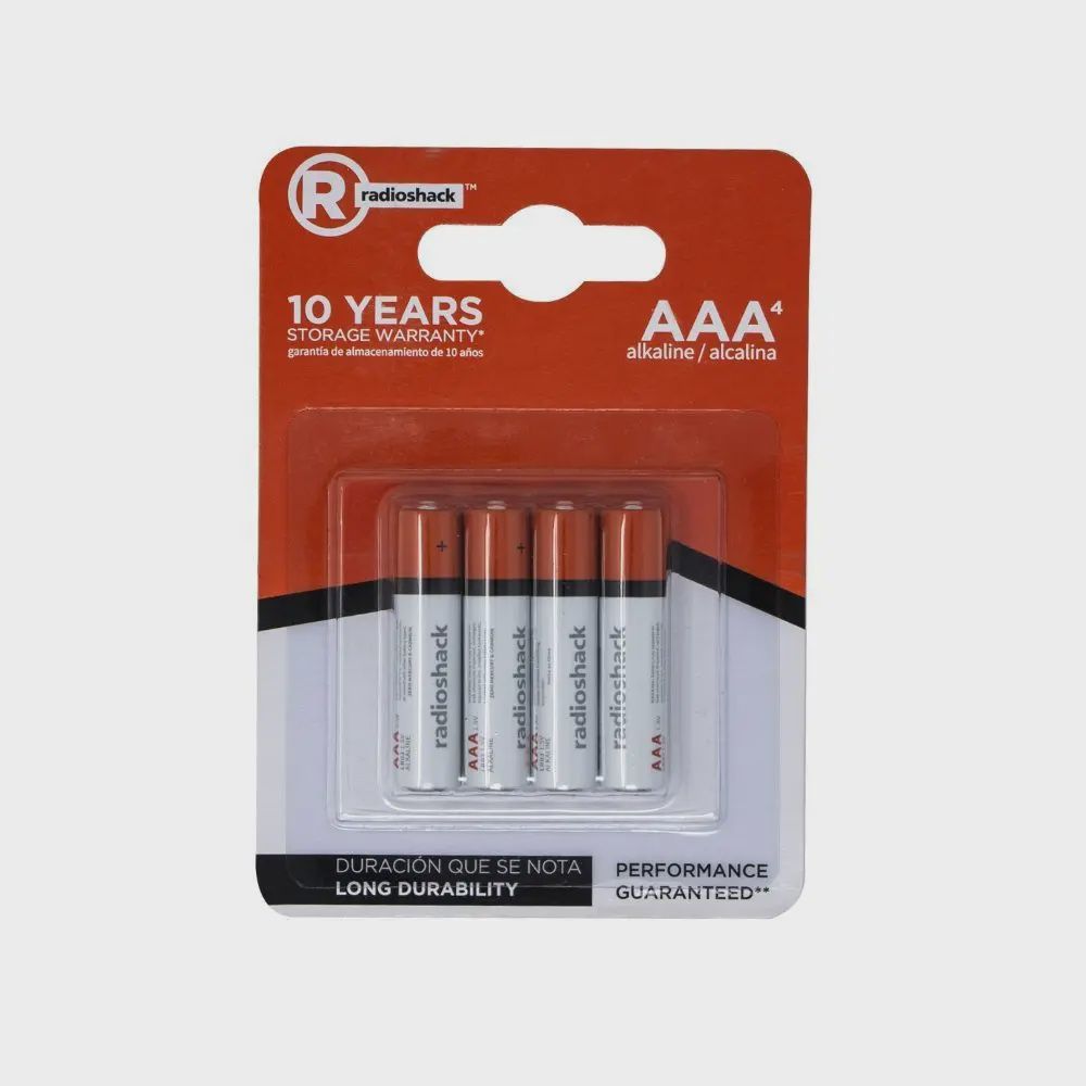 Alkaline Batteries AAA (4-Pack)