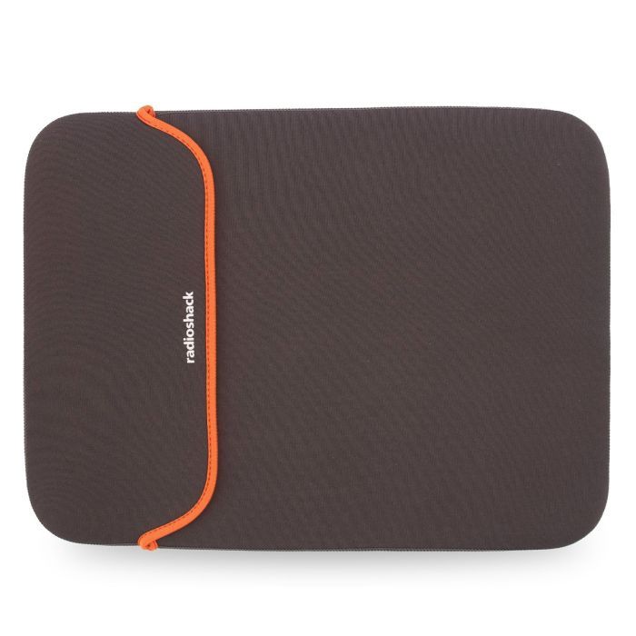 Reversible Laptop Sleeve (15.6-inch, Grey with Orange Interior)
