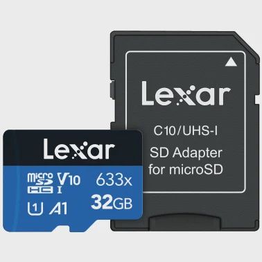32GB microSDHC Memory Card with Adapter